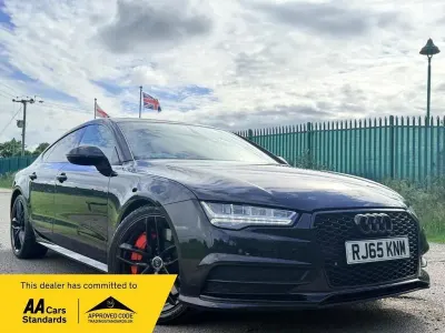 Used Audi S7 Sportback Advanced 450 HP (330 kW) 2015 Black Hatchback