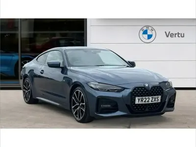 Usado BMW 420 M Sport 184 HP (135 kW) 2022 Azul Coupé