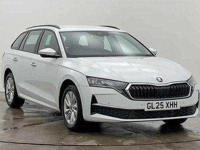 Used Skoda Octavia SE Technology 113 HP (83 kW) 2025 White Estate