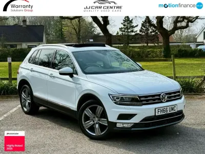 Used VW Tiguan SEL 150 HP (110 kW) 2016 White SUV