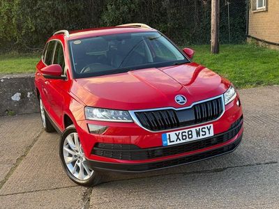 Used Skoda Karoq SE L 150 HP (110 kW) 2018 Red SUV