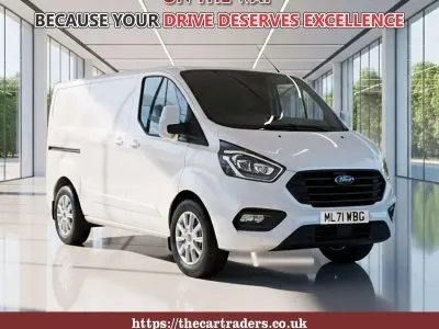 Begagnad Ford Transit Custom Limited 2021 Vit Van
