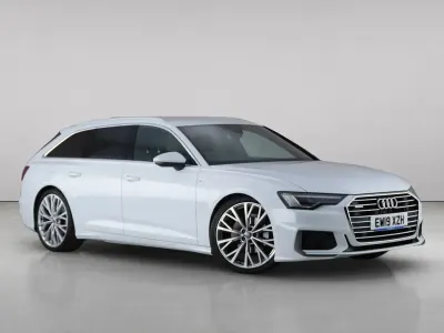 Used Audi A6 S-Line 204 HP (150 kW) 2019 White Estate