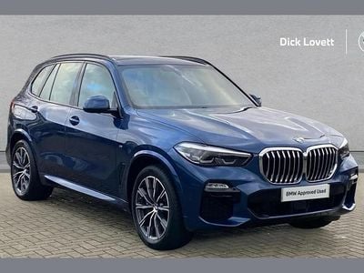 Used BMW X5 M Sport 261 HP (191 kW) 2020 Blue SUV