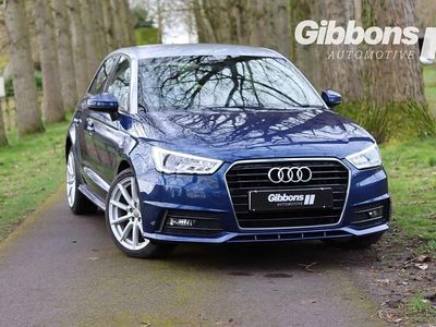 Used Audi A1 Sportback S-Line 2017 Blue Hatchback