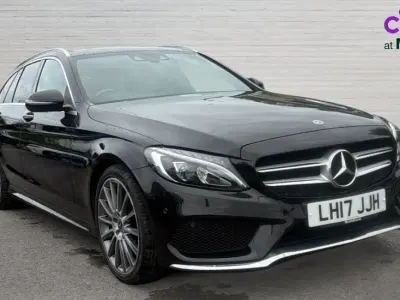 Used Mercedes C220 AMG Line Premium 170 HP (125 kW) 2017 Black