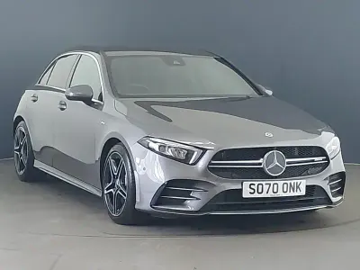Używany Mercedes A35 AMG Executive 306 KM (225 kW) 2020 Szary Hatchback