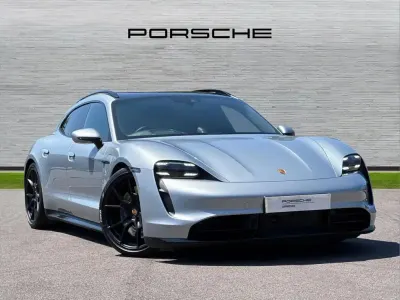Used Porsche Taycan Turbo Sport Turismo Performance Package 500 kW (680 HP) 2023 Dolomite silver Estate