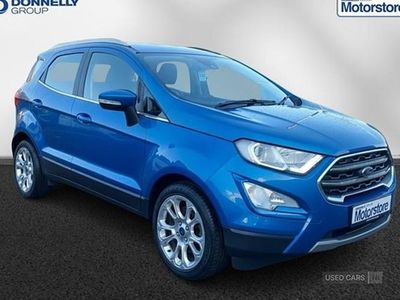 Used Ford Ecosport Titanium 100 HP (73 kW) 2020 Blue SUV