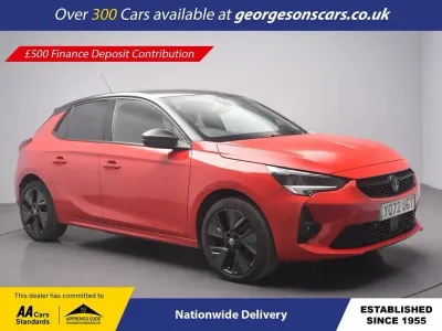 Second-hand Vauxhall Corsa-e Edition 100 kW (136 CP) 2022 Roșu Hatchback