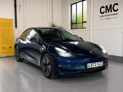 Used Tesla Model 3 Long Range AWD 366 kW (498 HP) 2022 Blue Sedan