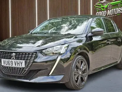 Used Peugeot 208 Allure 102 HP (75 kW) 2020 Black Hatchback