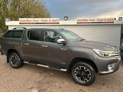 Begagnad Toyota HiLux 150 HK (110 kW) 2017 Grå Pickup