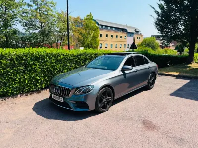 Used Mercedes E220 AMG Line Premium 194 HP (142 kW) 2019 Grey Sedan