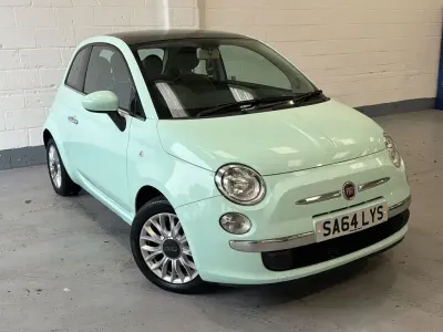 Used Fiat 500 Lounge 69 HP (50 kW) 2014 Green Hatchback
