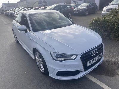 Used Audi A3 S-Line 2013 White Hatchback