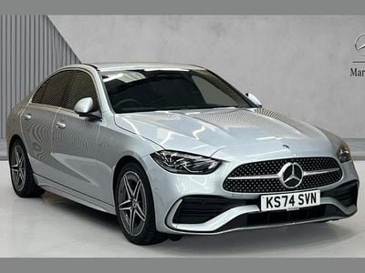 Silver Used 2024 Mercedes C200 AMG line Sedan | £31,480 (Fair price)