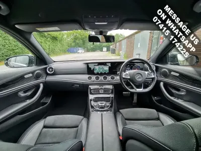 Used Mercedes E220 AMG line 194 HP (142 kW) 2016 Black Sedan