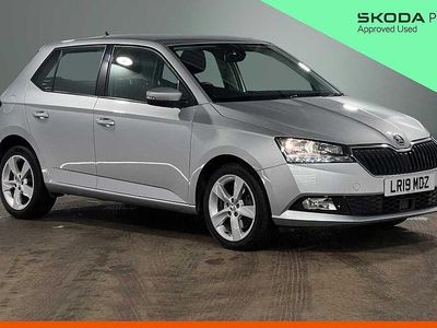 Used Skoda Fabia 81 HP (59 kW) 2019 Brilliant silver metallic Hatchback