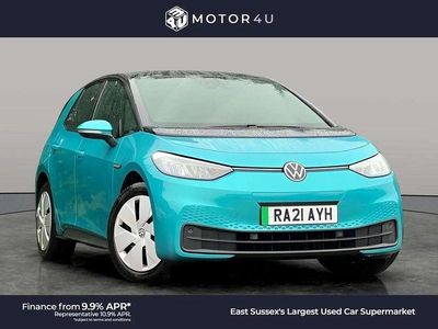Used VW ID.3 Pro Performance 150 kW (204 HP) 2021 Turquoise Hatchback