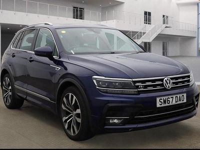 Blue Used 2017 VW Tiguan R-line SUV | £18,995 (Fair price)
