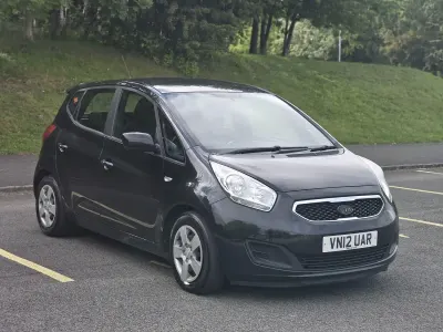 Used Kia Venga Air 90 HP (66 kW) 2012 Black Hatchback