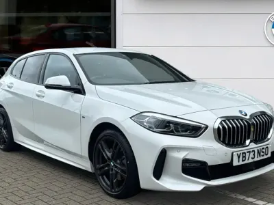 Used BMW 118 M Sport 136 HP (100 kW) 2023 White Hatchback
