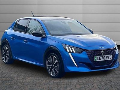 Blue Used 2020 Peugeot e-208 GTi Hatchback | £10,950 (Fair price)