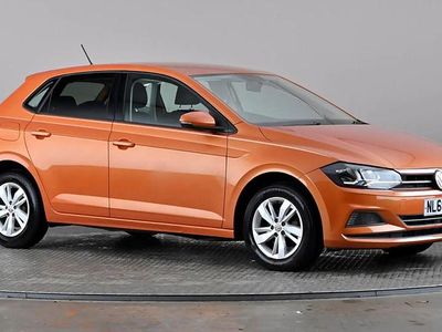 Used VW Polo SE 95 HP (69 kW) 2018 Orange Hatchback