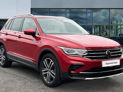 Used VW Tiguan Elegance 150 HP (110 kW) 2022 Kings red premium metallic SUV