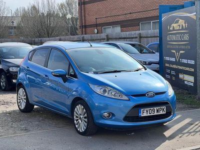 Used Ford Fiesta Titanium 96 HP (70 kW) 2009 Blue Hatchback