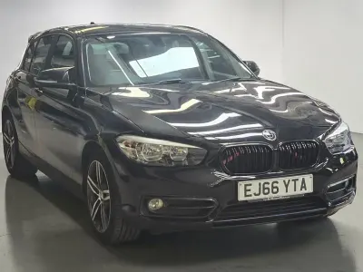 Used BMW 116 Sport Line 116 HP (85 kW) 2016 Black Hatchback