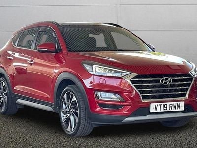 Usado Hyundai Tucson Premium SE 136 HP (100 kW) 2019 Vermelho SUV