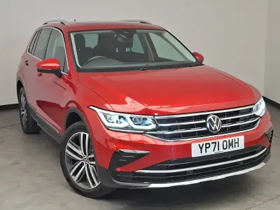 Used VW Tiguan Elegance 245 HP (180 kW) 2021 Red SUV