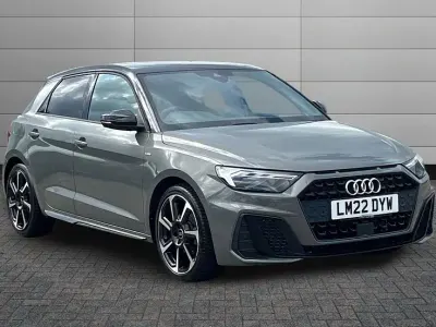 Used Audi A1 Sportback Black Edition 108 HP (79 kW) 2022 Chronos grey Hatchback