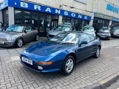 Used Toyota MR2 GT 1991 Blue Cabriolet
