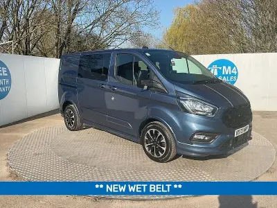 Used Ford Transit Custom Sport 170 HP (125 kW) 2022 Blue Van
