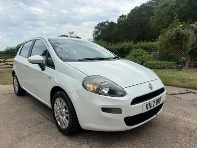 Used Fiat Punto Easy 2012 White Hatchback
