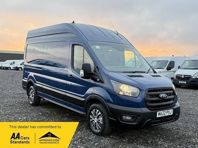 Used Ford Transit S 130 HP (95 kW) 2022 Blue Van