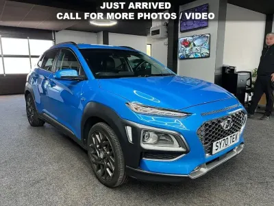 Gebraucht Hyundai Kona Premium SE 141 PS (103 kW) 2020 Blau SUV