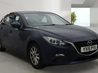 Used Mazda 3 165 HP (121 kW) 2015 Blue Hatchback