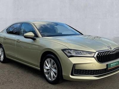 Ice tea yellow metallic Used 2025 Skoda Superb SE Technology | £24,990 (A bit pricey)