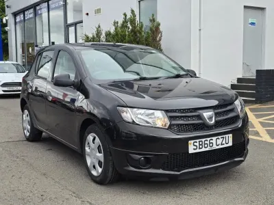 Used Dacia Sandero Ambiance 75 HP (55 kW) 2016 Black Hatchback