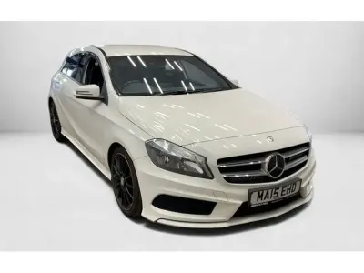 Used Mercedes A220 AMG 170 HP (125 kW) 2015 White Hatchback
