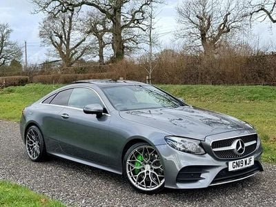 Used Mercedes E300 AMG line 245 HP (180 kW) 2019 Grey Coupe