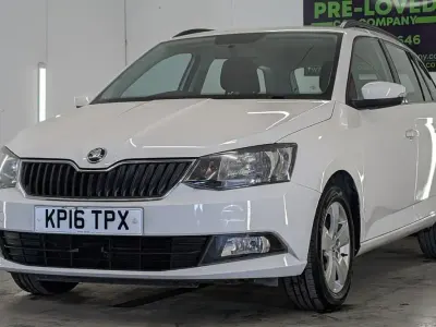 Used Skoda Fabia SE 2016 White Estate