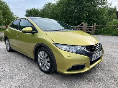 Used Honda Civic EX 142 HP (104 kW) 2014 Yellow Hatchback