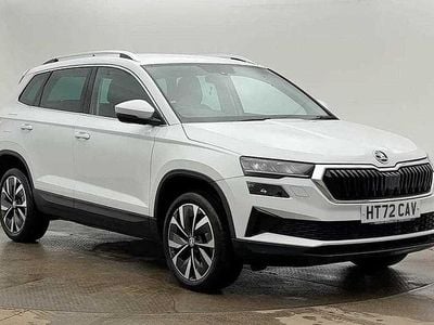 Used Skoda Karoq SE L 110 HP (80 kW) 2023 Moon white metallic SUV