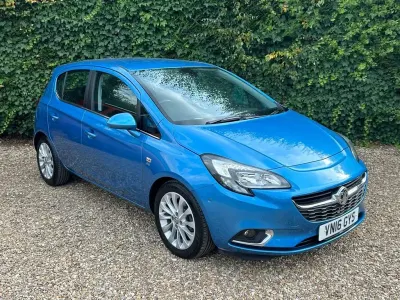 Used Vauxhall Corsa 90 HP (66 kW) 2016 Blue Hatchback