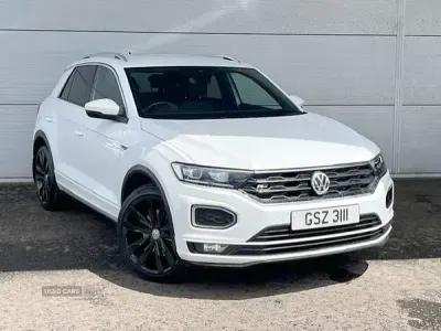Used VW T-Roc R-line 150 HP (110 kW) 2019 White SUV